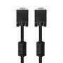 Nanocable Cable SVGA con Ferrita, VGA Macho a VGA Macho, 15m, Negro